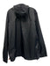 Helly Hansen Size XL Black Polyamide Long Sleeve Hood Zip Up Rain Coat Jacket Black / XL
