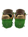 Esse Ut Esse Shoe Size 37 Green & Brown Suede Fringe Metallic Detail Sneakers Green & Brown / 37