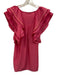 Ramy Brook Size Est S Pink Polyester Sleeveless Ruffled Lace Detail Top Pink / Est S