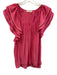Ramy Brook Size Est S Pink Polyester Sleeveless Ruffled Lace Detail Top Pink / Est S