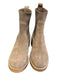 Steve Madden Shoe Size 7 Taupe Suede Stretch Panel Round Toe Slip On Boots Taupe / 7