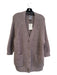 Barefoot Dreams Size M Taupe Polyester Button Front Front Pocket Sweater Taupe / M