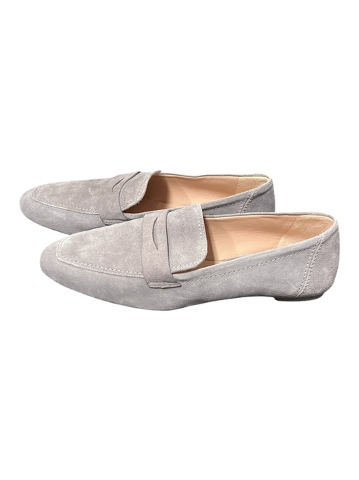 Stuart Weitzman Shoe Size 7 Gray Suede Pointed Toe Slip On Flat loafer Shoes Gray / 7