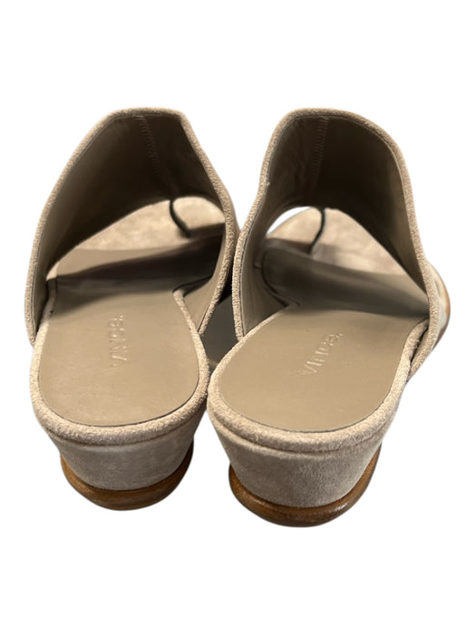 Vince Shoe Size 36.5 Grey Suede open toe Mule 1 inch heel Sandal Sandals Grey / 36.5