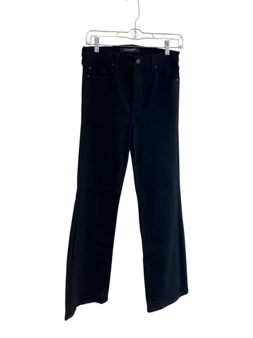 Liverpool Size 6/28 Black Cotton Blend 5 Pocket High Rise Zip Up Jeans Black / 6/28