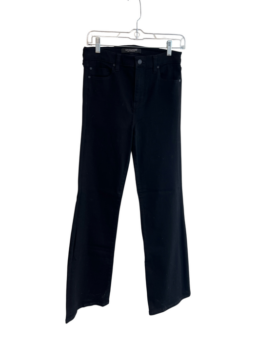 Liverpool Size 6/28 Black Cotton Blend 5 Pocket High Rise Zip Up Jeans Black / 6/28