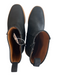 Coclico Shoe Size 37 Black Leather Gum sole Side Zip Rounded Square Toe Booties Black / 37