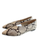 Fowt Shoe Size 7 Beige Manmade Material Pointed Animal Print Flat Shoes Beige / 7