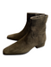 Steve Madden Shoe Size 7 Green Suede Leather Upper Pointed Square Toe Boots Green / 7
