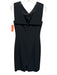 Michael Kors Collection Size 4 Black Rayon Blend Textured Off Shoulder Dress Black / 4