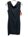 Michael Kors Collection Size 4 Black Rayon Blend Textured Off Shoulder Dress Black / 4