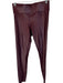 Carbon Size M Maroon Nylon Blend High Waist Athletic Leggings Maroon / M