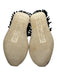 Esseutesse Shoe Size 38 B&W Leather Frayed Detail Snake Embossed Lace Up Shoes Black & White / 38