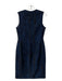 Yigal Azrouel Size 8 Navy & Black Polyester Blend Round Neck Sleeveless Dress Navy & Black / 8