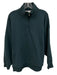 Athleta Size L Dark Gray Cotton & Polyester Quarter Zip Long Sleeve Sweater Dark Gray / L