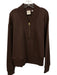 Varley Size L Green Viscose & Polyester Quarter Zip Long Sleeve Sweater Green / L