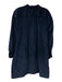 Ann Mashburn Size M Navy Cotton & Elastane Corduroy Pocket Long Sleeve Dress Navy / M