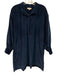 Ann Mashburn Size M Navy Cotton & Elastane Corduroy Pocket Long Sleeve Dress Navy / M