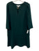 Gerard Darel Size 40 Black Acetate & Polyester Short Sleeve Neck Closure Dress Black / 40