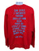 Gucci Size L Red & Blue Cotton Graphic Crewneck Men's Long Sleeve Shirt Red & Blue / L
