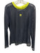 Adidas x Fiorucci Size L Black & Neon Yellow Polyester Mesh Logo Print Pant Set Black & Neon Yellow / L