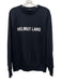 Helmut Lang Size M Black & White Cotton Crewneck Men's Sweatshirt Black & White / M