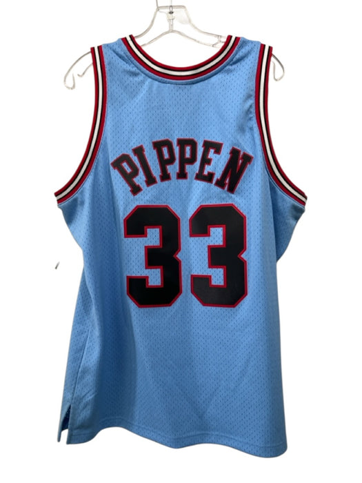 Mitchell & Ness AS IS Size XL Blue & Red Polyester Jersey Men's Short Sleeve Blue & Red / XL