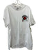 Adidas Size M White & Multi Cotton Graphic Men's Short Sleeve White & Multi / M