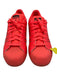 Adidas Shoe Size 10 Red Leather Solid Sneaker Men's Shoes Red / 10