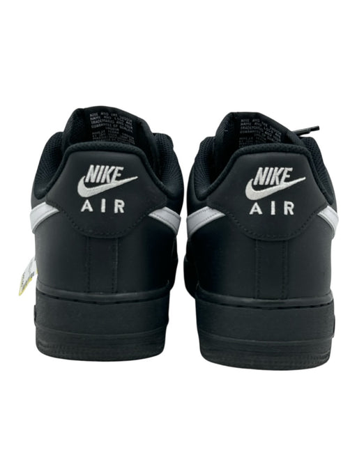 Nike Shoe Size 10 Black & White Leather Solid Sneaker Men's Shoes Black & White / 10