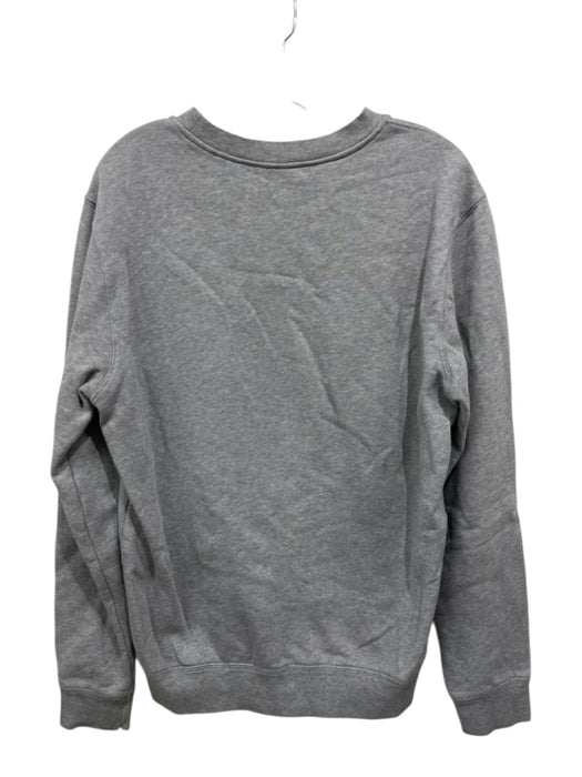 Versace Size XL Gray Cotton Blend logo Sweatshirt Crew Men's Long Sleeve Shirt Gray / XL