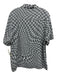 Ksubi Size XL Black & White Tencel All Over Print Men's Short Sleeve Black & White / XL