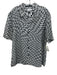 Ksubi Size XL Black & White Tencel All Over Print Men's Short Sleeve Black & White / XL