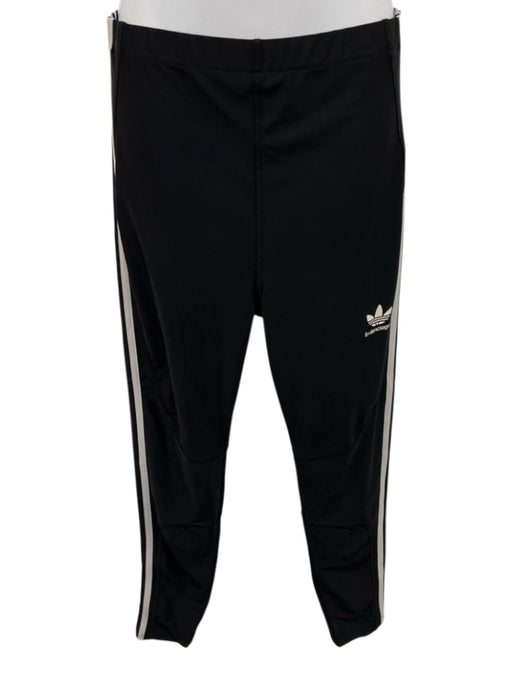 Balenciaga x Adidas Size L / 40 Black & White Polyamide Blend 3 Stripe Pants Black & White / L / 40