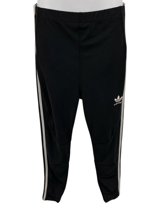 Balenciaga x Adidas Size L / 40 Black & White Polyamide Blend 3 Stripe Pants Black & White / L / 40