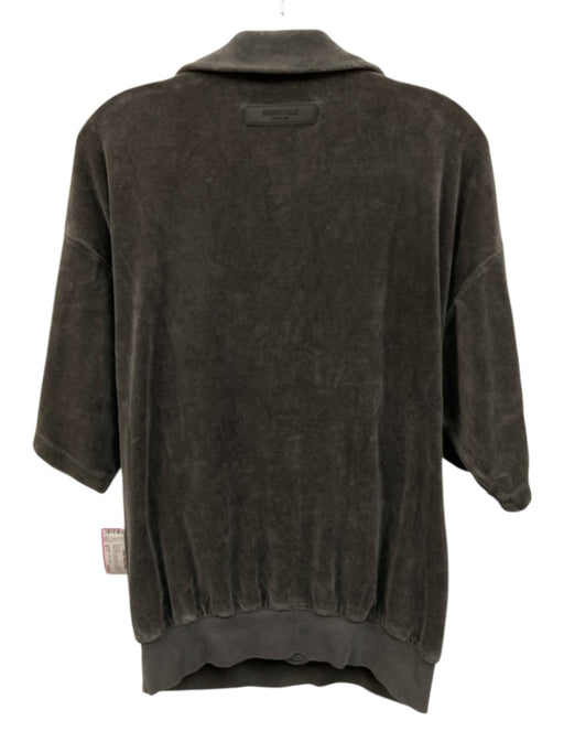 Essentials - Fear of God Size M / L Dark Gray Cotton Velour Short Set Dark Gray / M / L