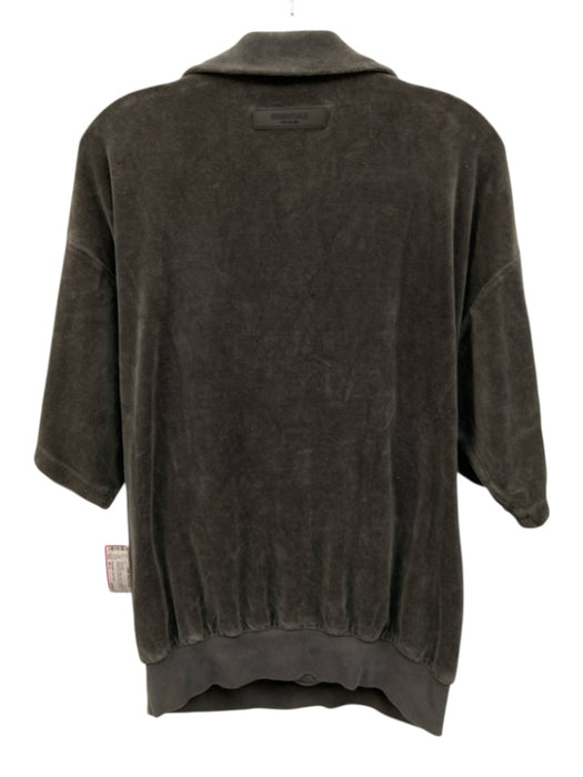 Essentials - Fear of God Size M / L Dark Gray Cotton Velour Short Set Dark Gray / M / L