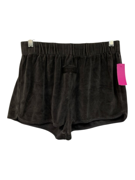 Essentials - Fear of God Size M / L Dark Gray Cotton Velour Short Set Dark Gray / M / L