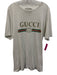 Gucci Size L White, Green, Red Cotton T Shirt Logo Top White, Green, Red / L