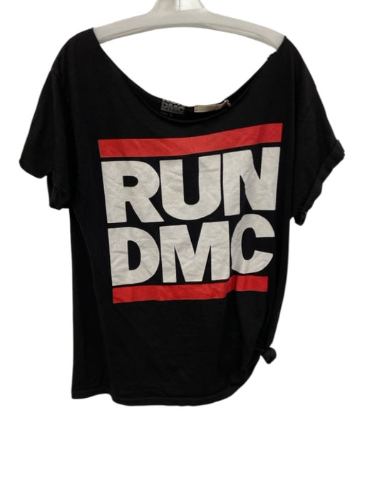 AO.LA by Alice & Olivia Size M/L Black, Red, White Cotton T Shirt Top Black, Red, White / M/L
