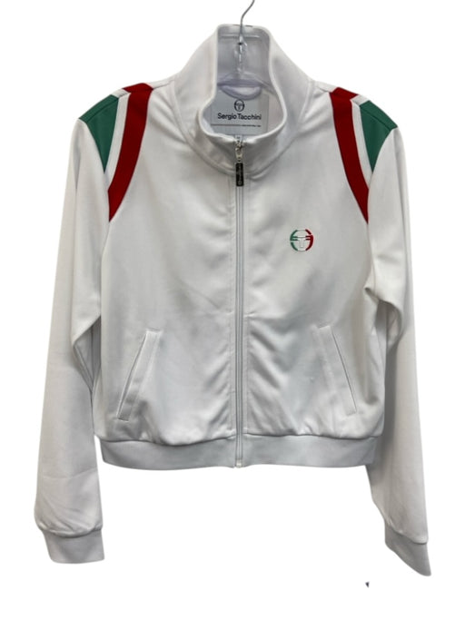 Sergio Tacchini Size Medium White, Red, Green Polyester Elastic Waist Skirt Set White, Red, Green / Medium