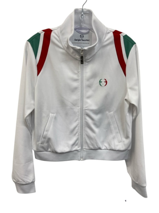 Sergio Tacchini Size Medium White, Red, Green Polyester Elastic Waist Skirt Set White, Red, Green / Medium