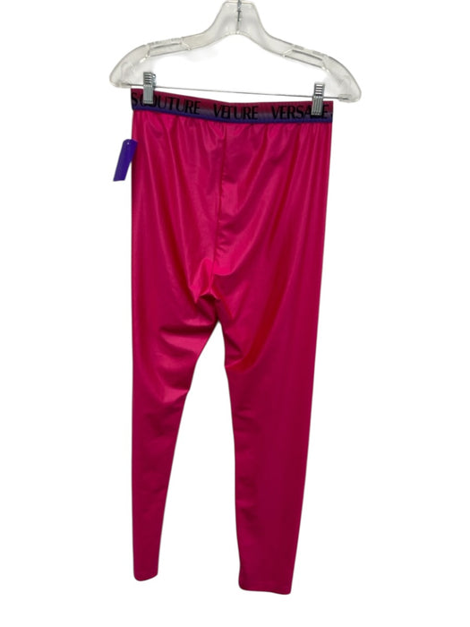 Versace Jeans Couture Size Large Hot Pink & Blue Polyamide Blend Logo Pant Set Hot Pink & Blue / Large