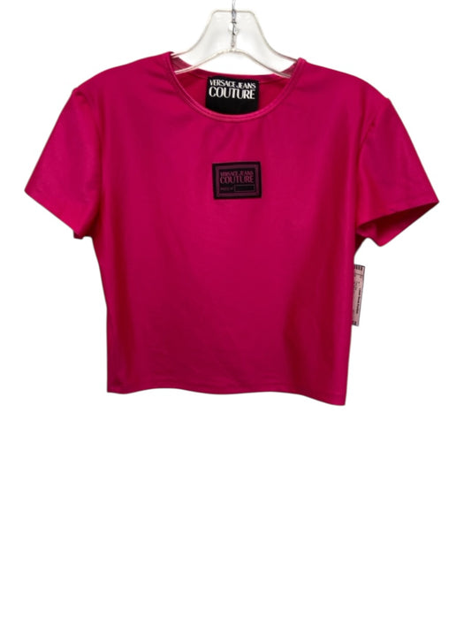 Versace Jeans Couture Size Large Hot Pink & Blue Polyamide Blend Logo Pant Set Hot Pink & Blue / Large