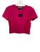 Versace Jeans Couture Size Large Hot Pink & Blue Polyamide Blend Logo Pant Set Hot Pink & Blue / Large