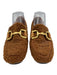 Bibi Lou Shoe Size 39 Brown Faux Shearling Round Toe Horse Bit Loafers Brown / 39