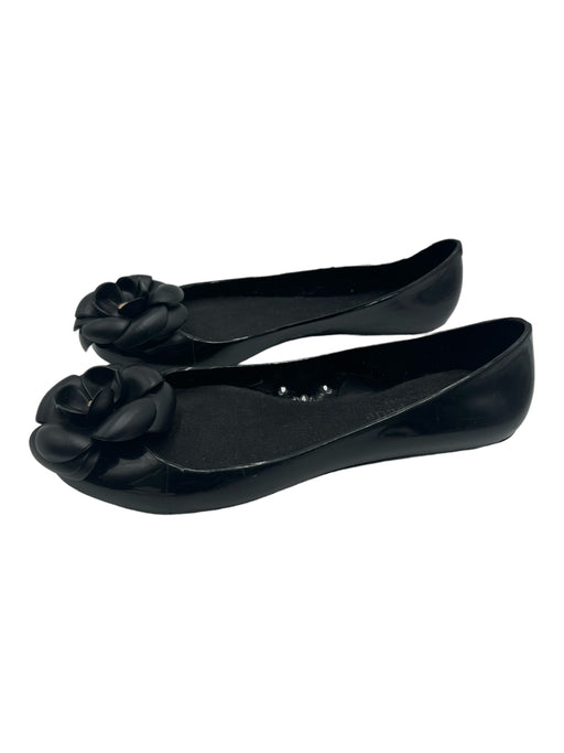 Kate Spade Shoe Size 6 Black Flower Slip On Round Toe Flats Black / 6