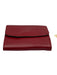 Patricia Nash Red Leather Snap Card Slots Fold Wallets Red