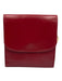 Patricia Nash Red Leather Snap Card Slots Fold Wallets Red