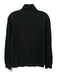 Polo NWT Size M Black Cotton Solid Quarter Button Men's Jacket Black / M